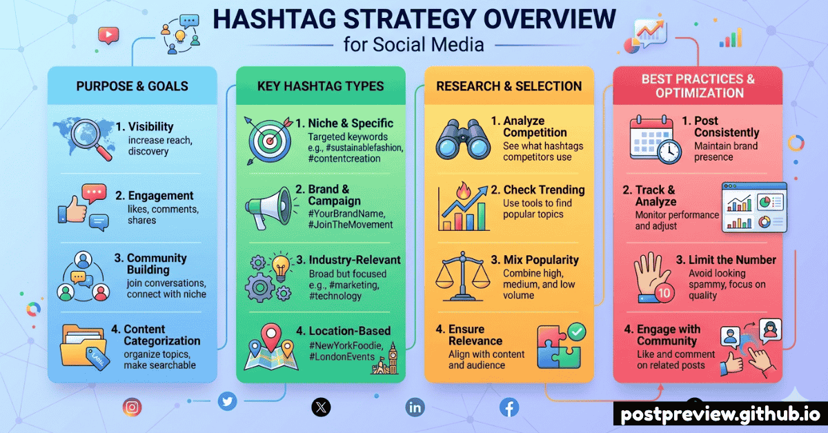 Hashtag Guide 2026 – How Many Hashtags to Use on Every Platform